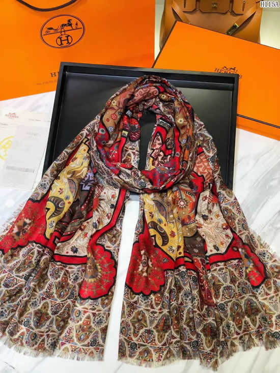 High Quality Female Shawl Hot Sale Men Scarf Replica Hermes Scarves 01